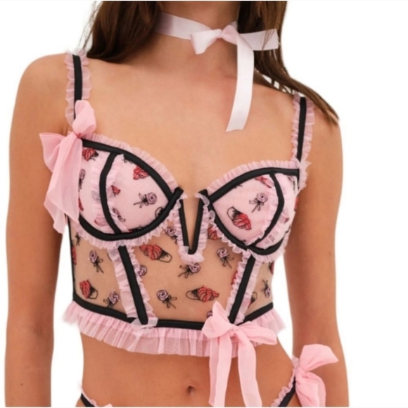 For Love & Lemons Rosie Bow Bustier - Picture 4 of 14